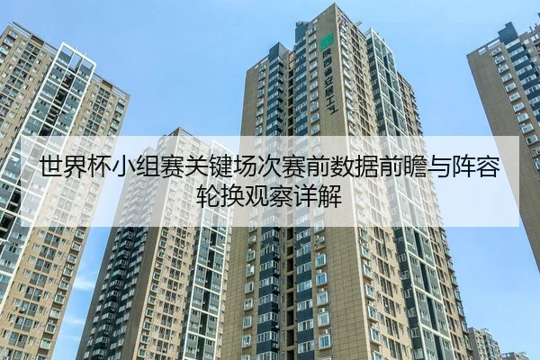 世界杯小组赛关键场次赛前数据前瞻与阵容轮换观察详解