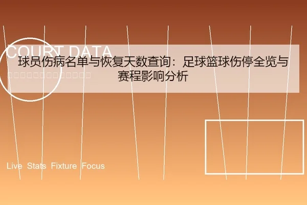 球员伤病名单与恢复天数查询：足球篮球伤停全览与赛程影响分析